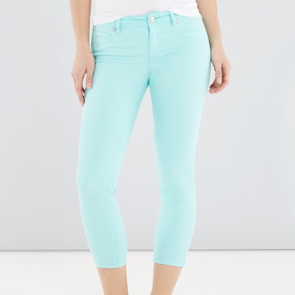 NWT Brody Jeans Easy High Rise Colour Crop - Picture 1 of 6